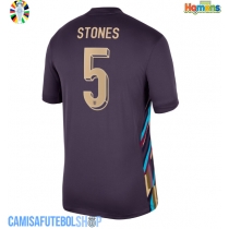 Camisa de time de futebol Inglaterra John Stones #5 Replicas 2º Equipamento Europeu 2024 Manga Curta